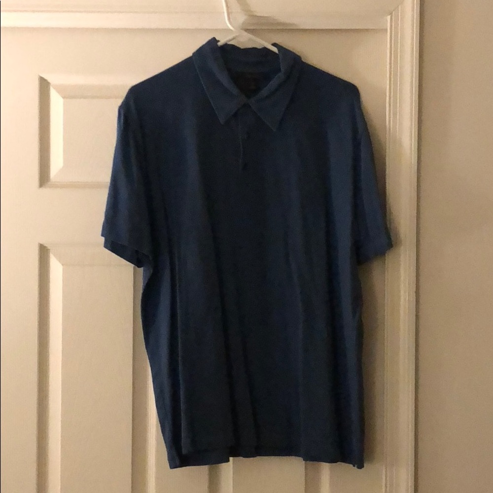 Express men’s blue polo shirt